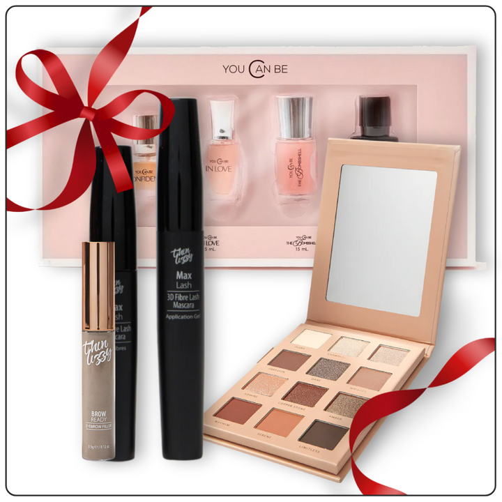 Eye-Conic Essentials(Eyeshadow + Mascara + Brow Ready + Free Perfume Giftset)