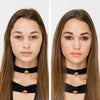 Thin-Lizzy - Brow Ready Eyebrow Fillers -Mid Brown Before and After